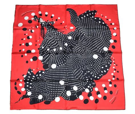 hermes flamenco dancer scarf|HERMES Hola Flamenca Silk Scarf 90 .